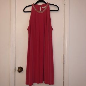 Calvin Klein sleeveless pink dress